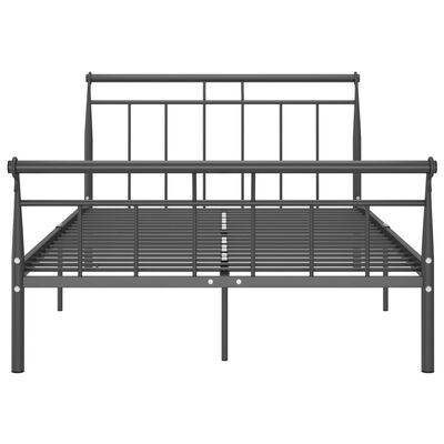 vidaXL Sengeramme svart metall 120x200 cm