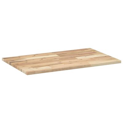 vidaXL Bordplate rektangulær 80x50x2 cm heltre akasie