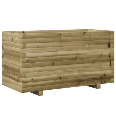 vidaXL Plantekasse 90x40x49,5 cm impregnert furu