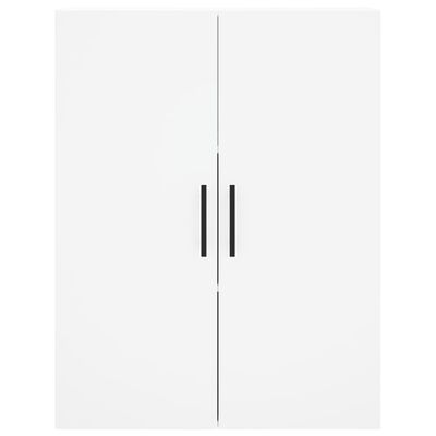 vidaXL Highboard hvit 69,5x34x180 cm konstruert tre