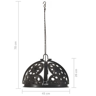 vidaXL Industriell taklampe i kjedehjulsdesign 45 cm E27