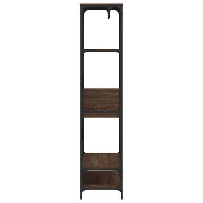 vidaXL Garderobe med skuffer brun eik 100x40x180 cm konstruert tre