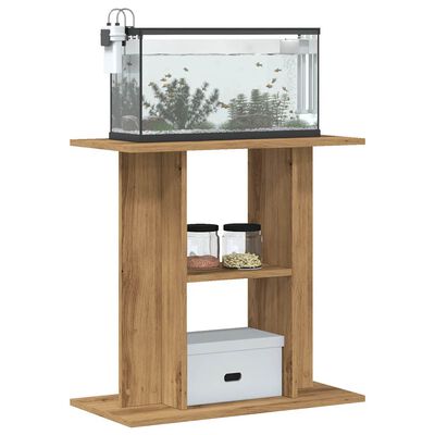 vidaXL Akvariumstativ artisan eik 60x30x60 cm konstruert tre