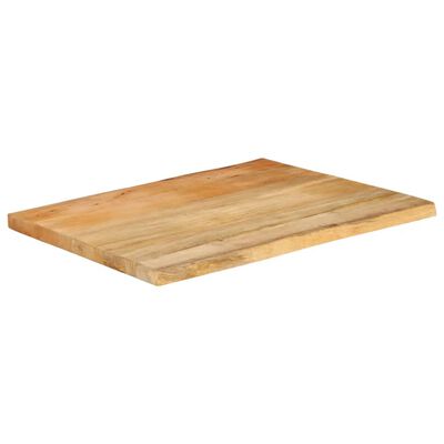 vidaXL Bordplate 80x60x3,8 cm naturlig kant heltre mango