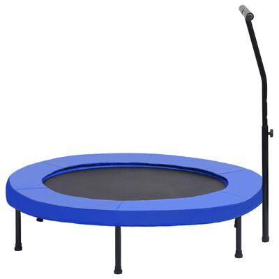 vidaXL Trim-trampoline med håndtak og sikkerhetspute 122 cm