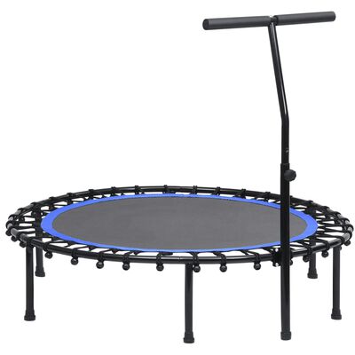 vidaXL Trim-trampoline med håndtak og sikkerhetspute 122 cm