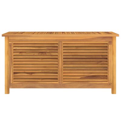 vidaXL Putekasse med pose 114x50x58 cm heltre teak