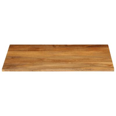 vidaXL Bordplate 110x80x2,5 cm naturlig kant heltre mango