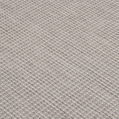 vidaXL Utendørs flatvevd teppe 140x200 cm gråbrun