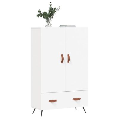 vidaXL Highboard hvit 69,5x31x115 cm konstruert tre