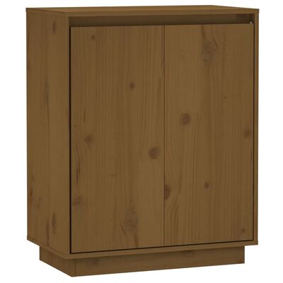 vidaXL Skjenk honningbrun 60x34x75 cm heltre furu