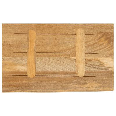 vidaXL Bordplate 50x40x2,5 cm naturlig kant heltre mango