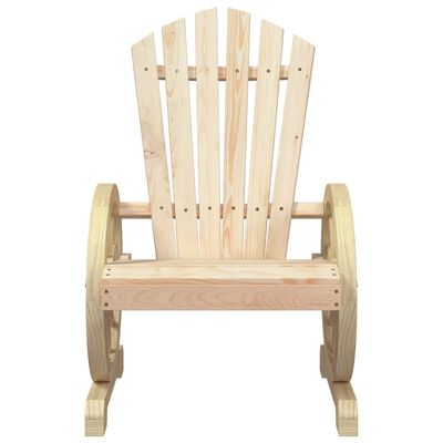 vidaXL Adirondack hagestoler 4 stk heltre gran