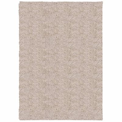 vidaXL Tykt teppe PAMPLONA høy luv moderne beige 160x230 cm