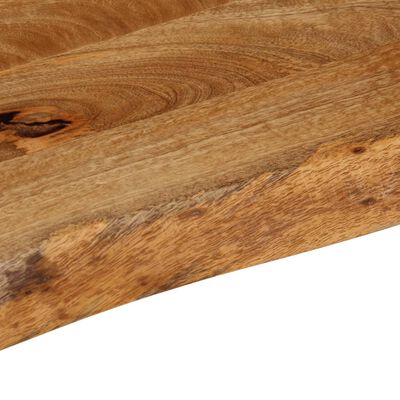 vidaXL Bordplate 140x40x3,8 cm naturlig kant heltre mango