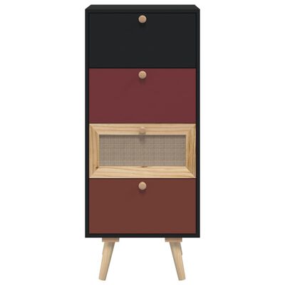 vidaXL Highboard med skuffer 40x30x95 cm konstruert tre