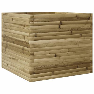 vidaXL Plantekasse 80x80x68,5 cm impregnert furu