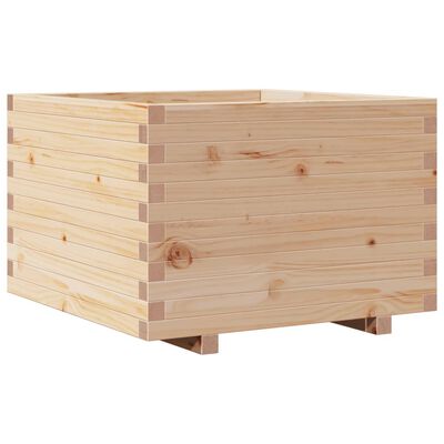 vidaXL Plantekasse 70x70x49,5 cm heltre furu