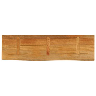 vidaXL Bordplate 100x40x2,5 cm naturlig kant heltre mango