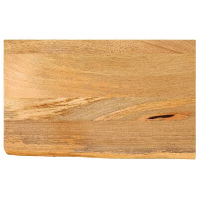 vidaXL Bordplate med naturlig kant 50x30x2,5 cm heltre mango