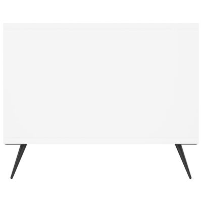 vidaXL Salongbord hvit 90x50x40 cm konstruert tre