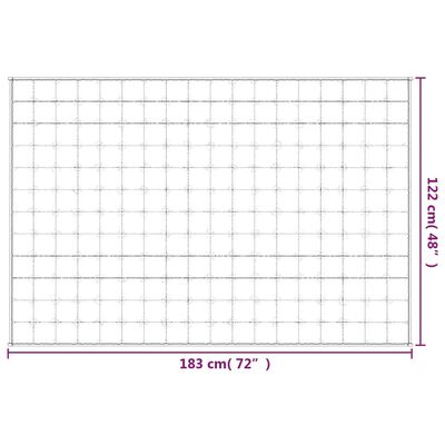 vidaXL Vektdyne blå 122x183 cm 5 kg stoff