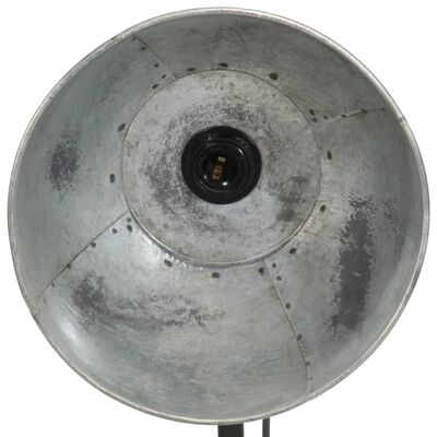 vidaXL Gulvlampe 25 W vintage sølv 30x30x100-150 cm E27