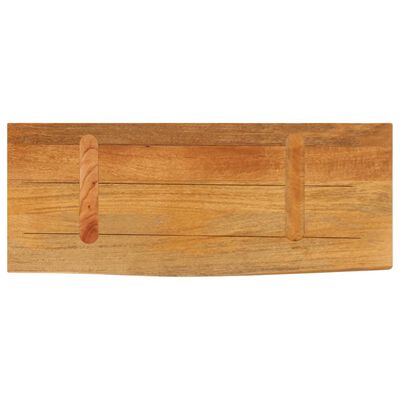 vidaXL Bordplate 80x20x3,8 cm naturlig kant heltre mango