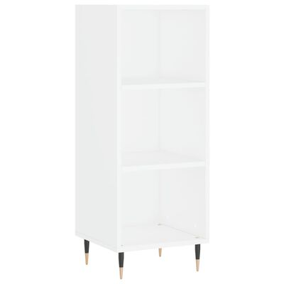 vidaXL Highboard hvit 34,5x34x180 cm konstruert tre