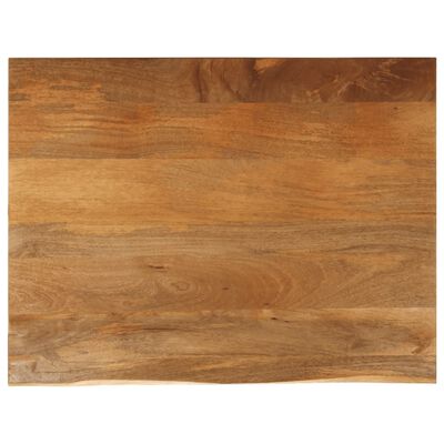 vidaXL Bordplate 90x80x3,8 cm naturlig kant heltre mango