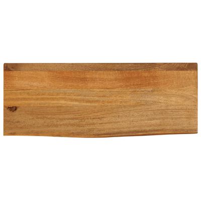 vidaXL Bordplate 80x20x3,8 cm naturlig kant heltre mango