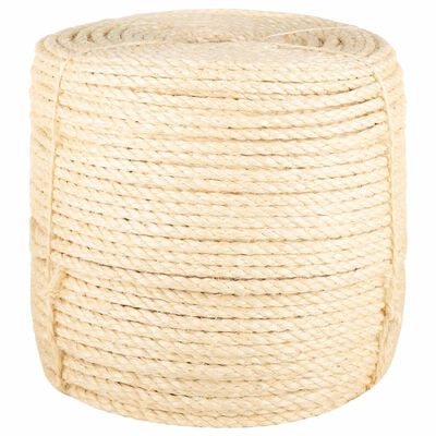 vidaXL Tau 100% sisal 8 mm 50 m