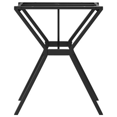 vidaXL Ben for spisebord Y-ramme 60x60x73 cm støpejern