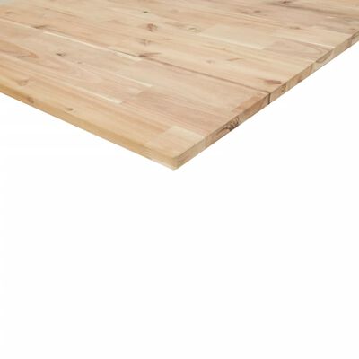 vidaXL Plate til baderomsskap ubehandlet 100x60x2 cm heltre akasie