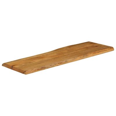 vidaXL Bordplate 120x40x3,8 cm naturlig kant heltre mango