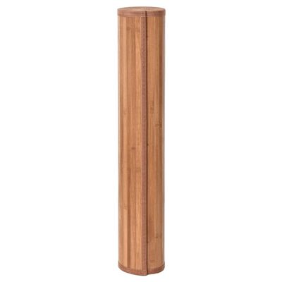vidaXL Teppe rektangulær naturell 100x1000 cm bambus