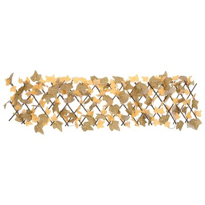 vidaXL Utvidbart espalier kunstige lønneblader oransje 5 stk 180x30 cm