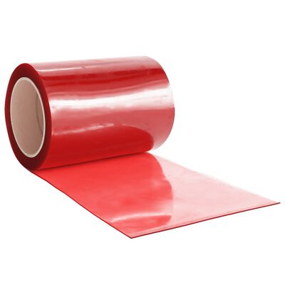 vidaXL Dørgardin rød 300 mmx2,6 mm 10 m PVC
