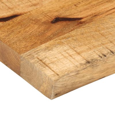 vidaXL Bordplate 110x30x2,5 cm naturlig kant grovt heltre mangotre