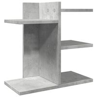 vidaXL Hylle til skrivebord betonggrå 42x21,5x42 cm konstruert tre