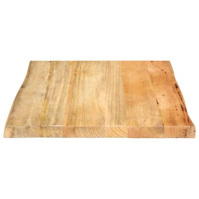 vidaXL Bordplate 40x40x3,8 cm naturlig kant heltre mango