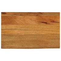 vidaXL Bordplate 50x40x2,5 cm naturlig kant heltre mango