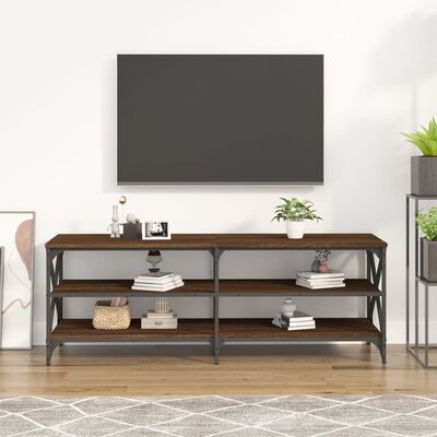 vidaXL TV-benk sonoma eik 140x40x50 cm konstruert tre