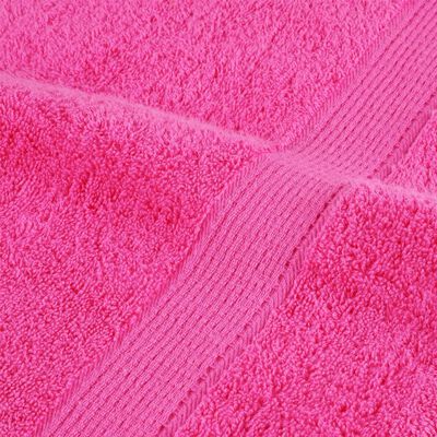 vidaXL Premium håndklær SOLUND 4 stk rose 100x200 cm 600 g/m2