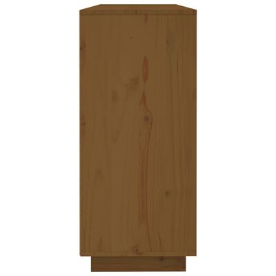 vidaXL Skjenk honningbrun 120x35x80 cm heltre furu