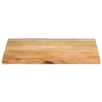 vidaXL Bordplate 80x60x3,8 cm naturlig kant heltre mango