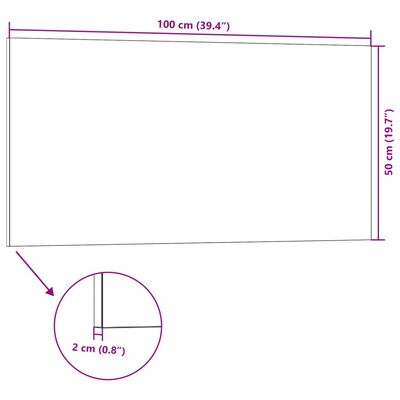 vidaXL 3D-veggpaneler 10 stk rød og hvit 100x50 cm EPS