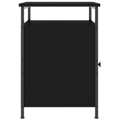 vidaXL Nattbord 2 stk svart 40x42x60 cm konstruert tre