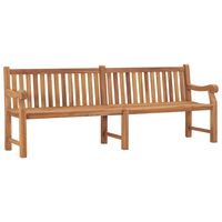 vidaXL Hagebenk 228 cm heltre teak