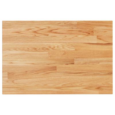 vidaXL Benkeplate til bad lysebrun 60x40x1,5 cm behandlet heltre